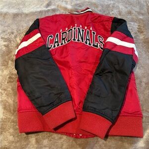 Kids Red and Black Cardinals Puffer Jacket